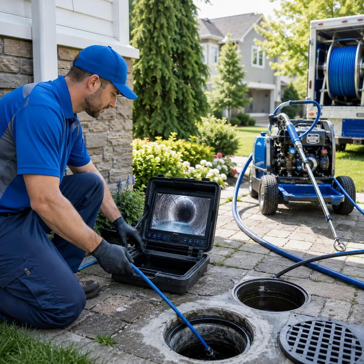Outdoor drain cleaning professionals serving Wakefield, RI